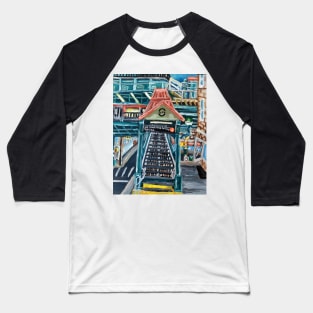 Forest Parkway Train Station Staircase of Woodhaven Baseball T-Shirt